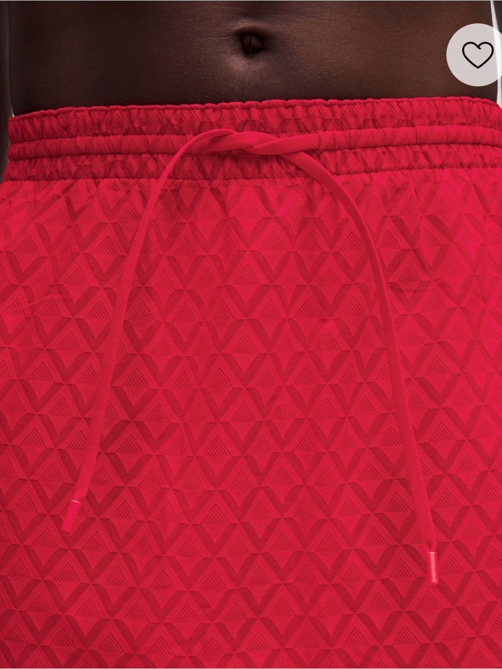 Lululemon Textured Mesh High-Rise Tennis Skirt – Red - Picture 7 of 9